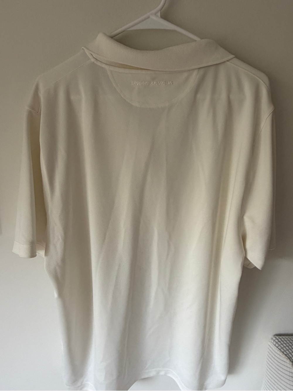 Under Armour Cream Polo Shirt - Picture 4 of 4